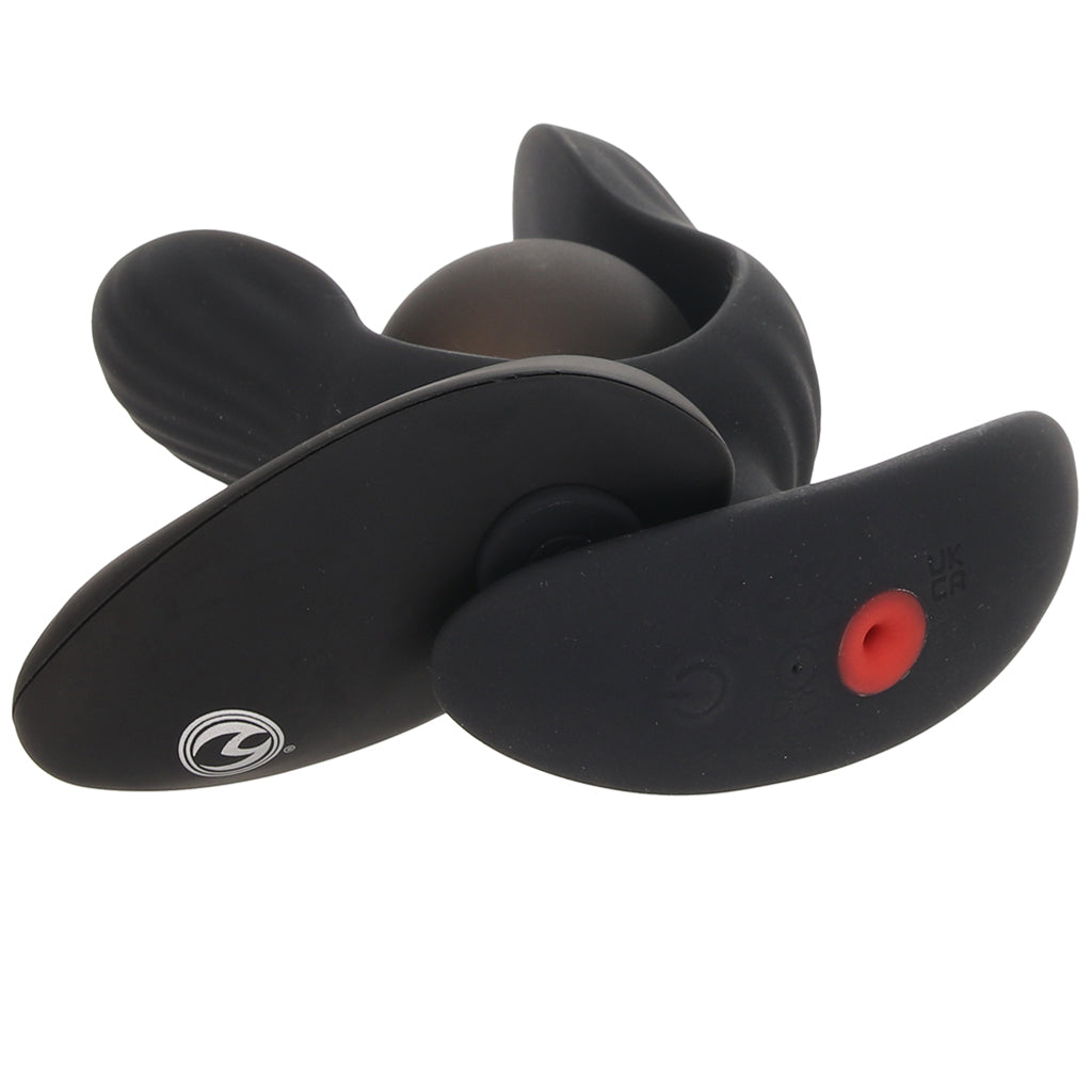 Master Series Dark Pearl Inflatable Vibrating Plug Anal Sex Toys > Butt Plugs