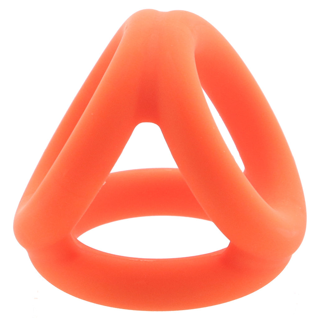 Alpha Liquid Silicone Tri-Ring Cock Rings