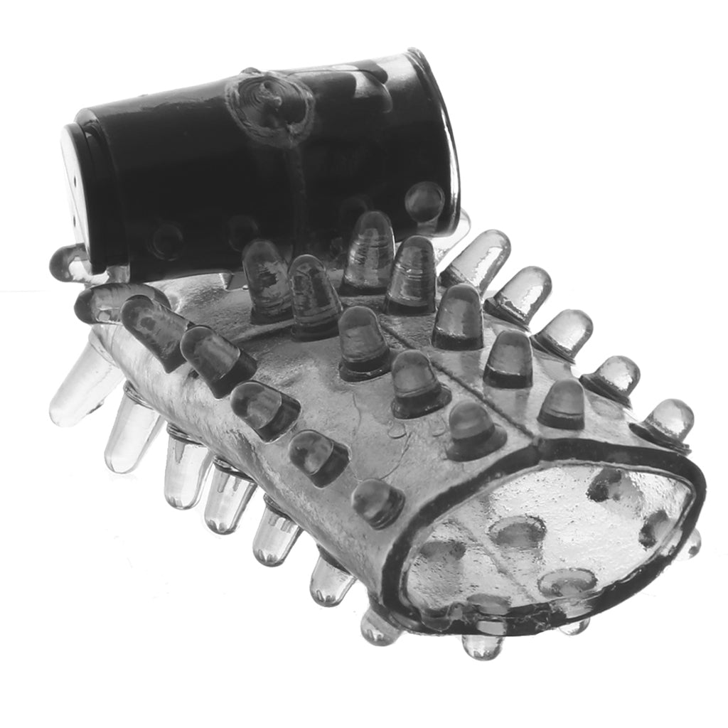 PinkCherry Vibrating Cock Sleeve in Smoke Cock Rings