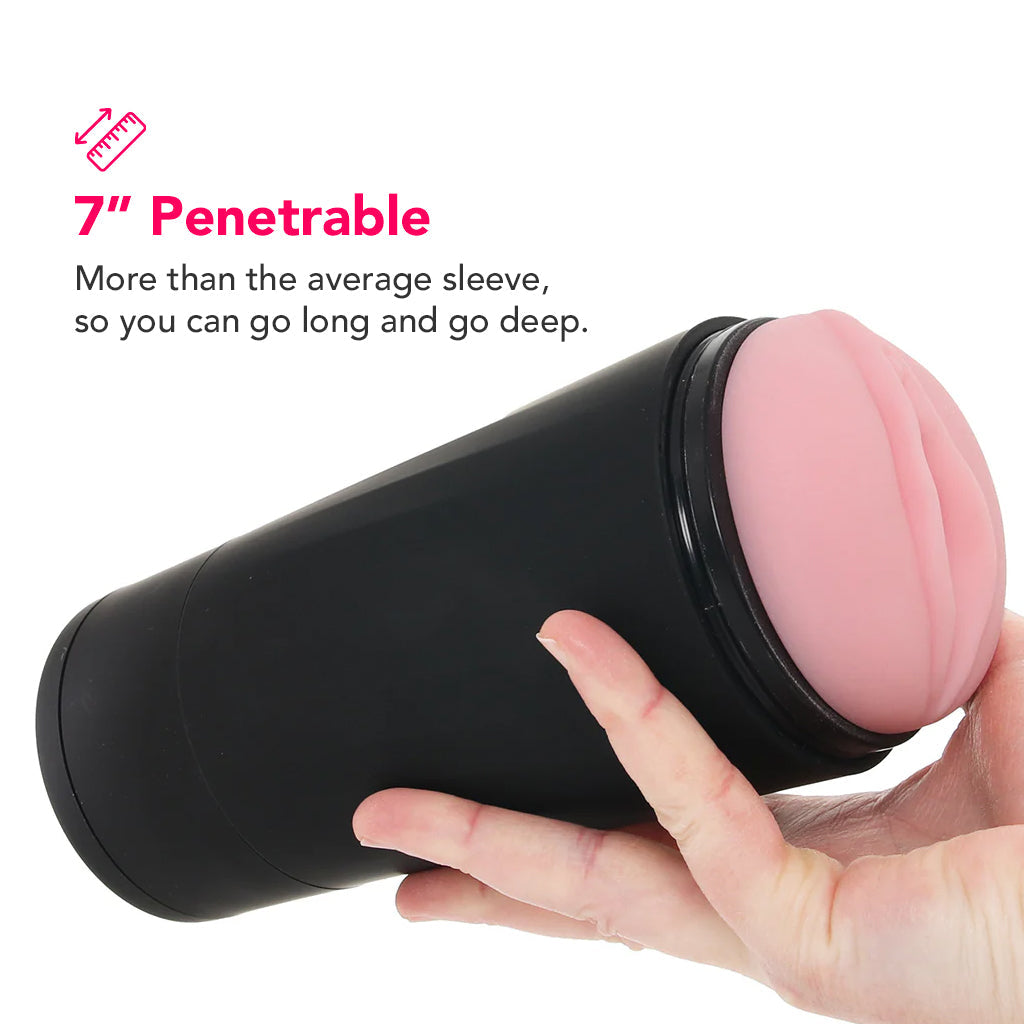 PinkCherry Realistic Discreet Male Stroker Male Masturbators > Self-Contained Strokers
