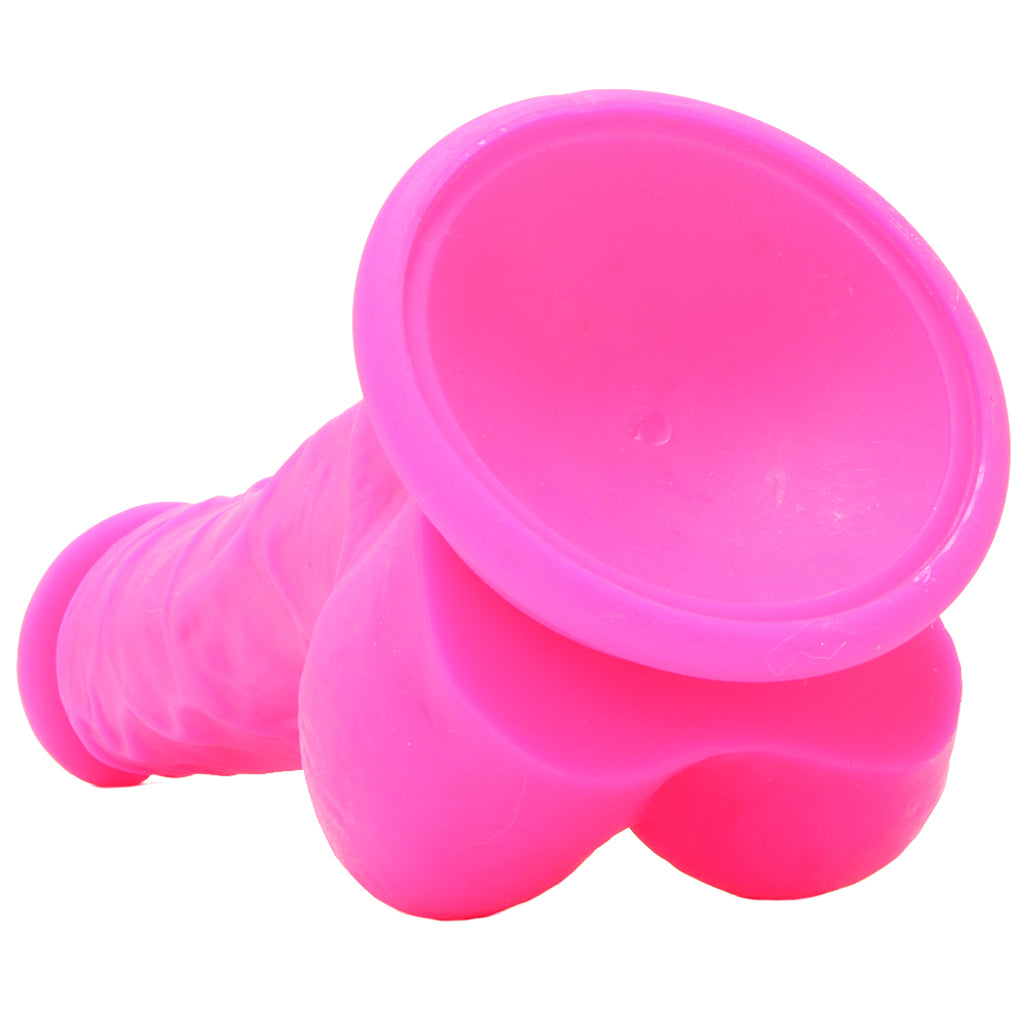 Colours 7 Inch Firm Silicone Dildo in Pink Dildo Sex Toys > Realistic Dildos