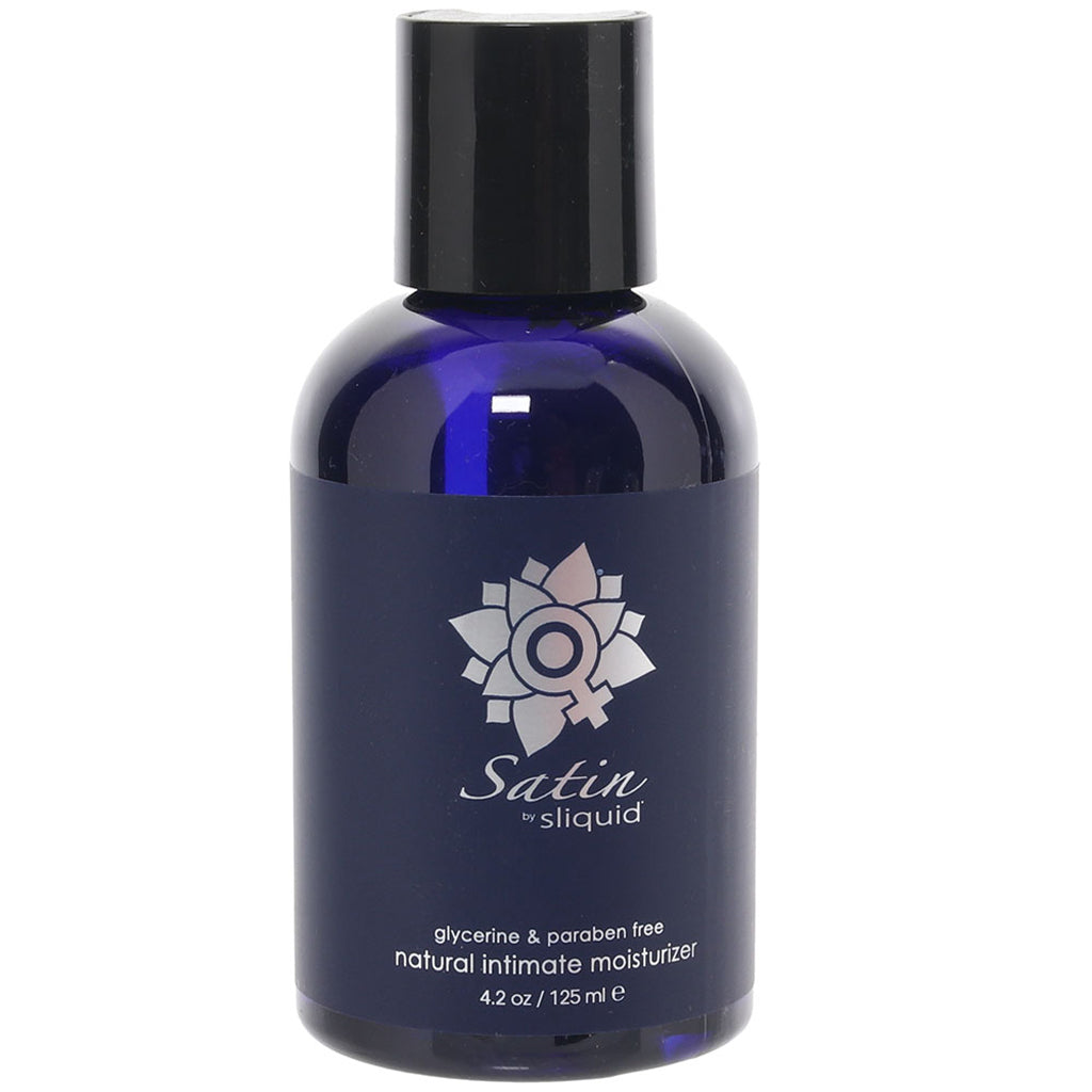 Satin Glycerine Free Natural Lubricant in 4.2oz/125mL Lubes and Lotions > Water Based Sex Lubes