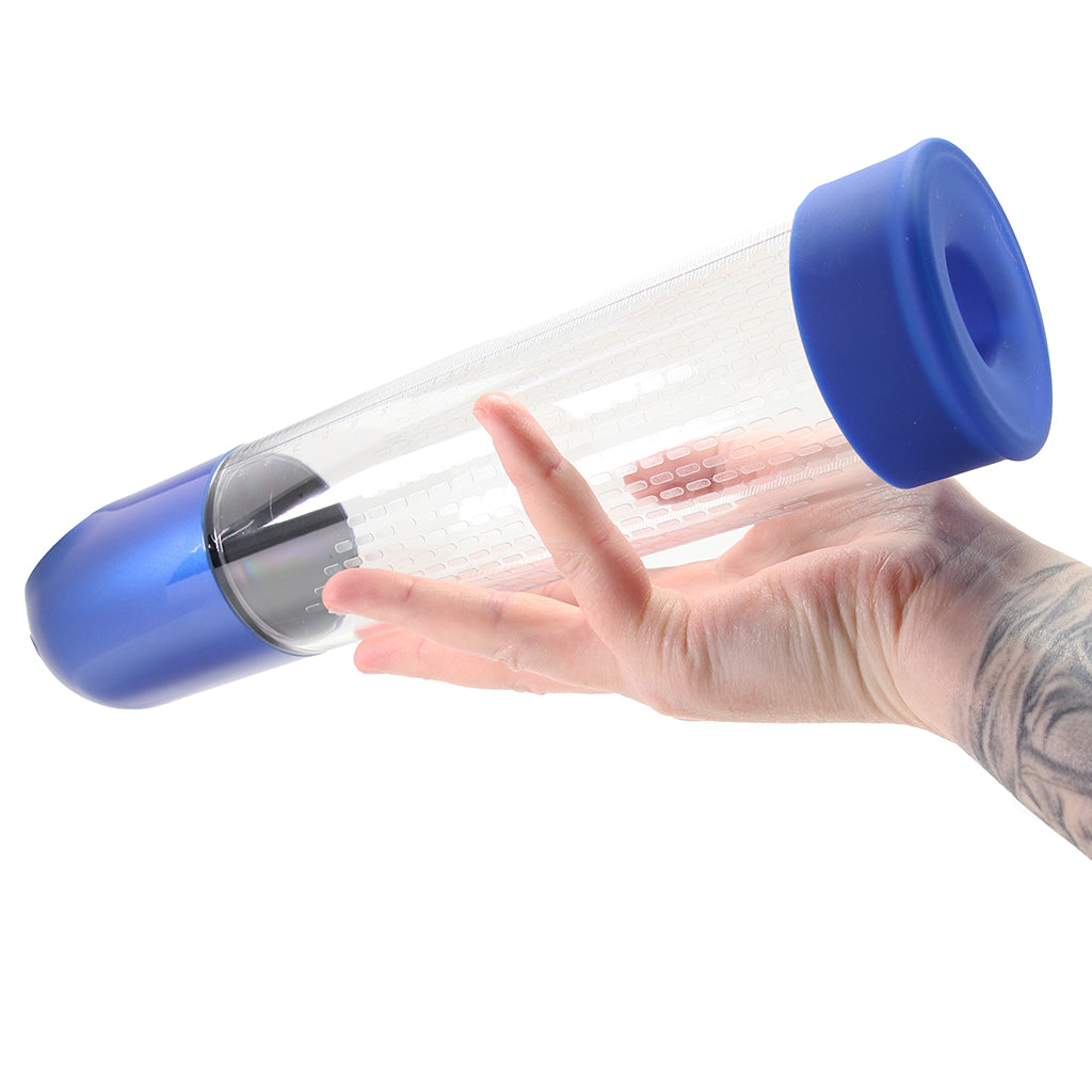 Pumped Automatic Waterproof Penis Pump in Blue Male Enhancement > Penis Pumps