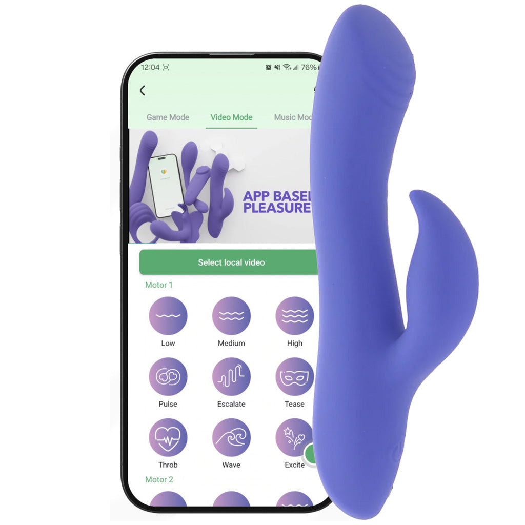 Connect App Controlled Dual Stimulator Vibe Vibrators > Rabbit Vibrators