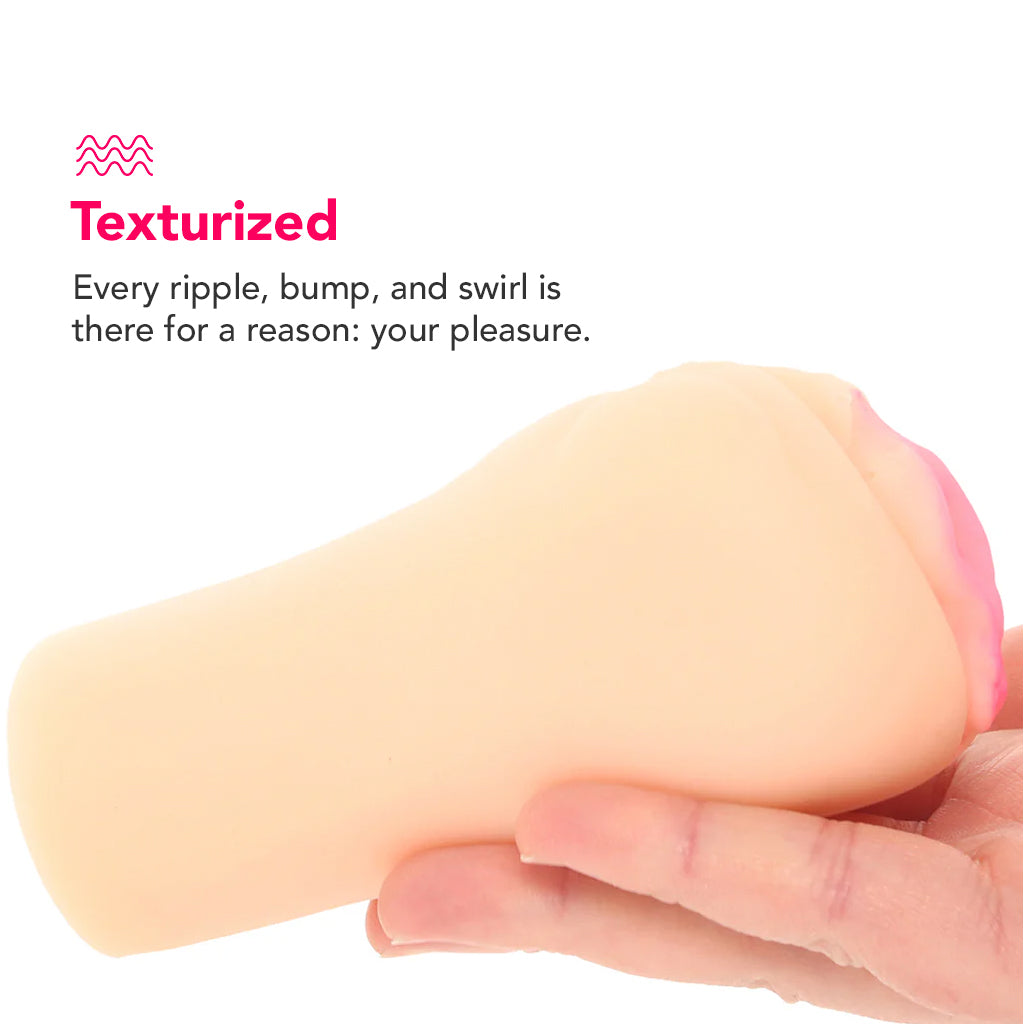 PinkCherry PureSkin Male Stroker in Ivory Male Masturbators > Pocket Strokers