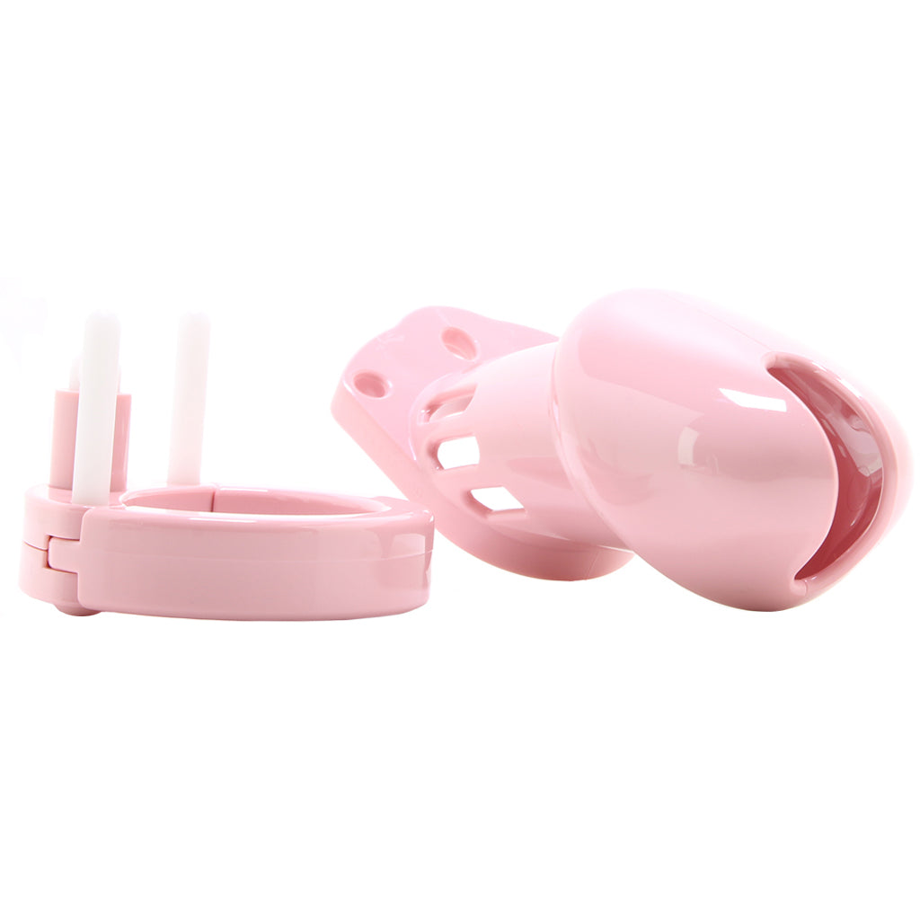 CB-6000 Pink Male Chastity Device in 3.25 Inch Bondage and Fetish > Cock and Ball Devices