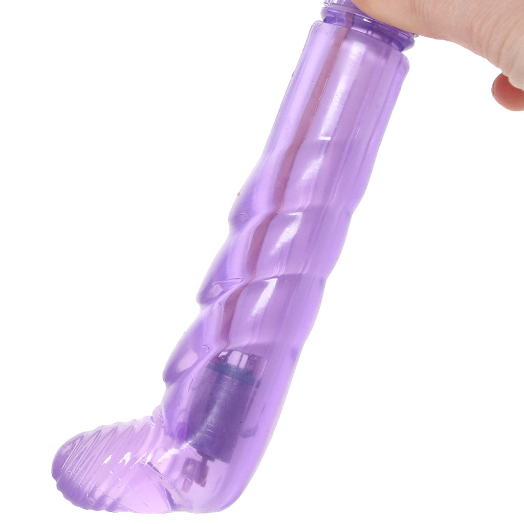 Basic Essentials Slim Softee Vibe in Purple Vibrators > G-Spot Vibrators