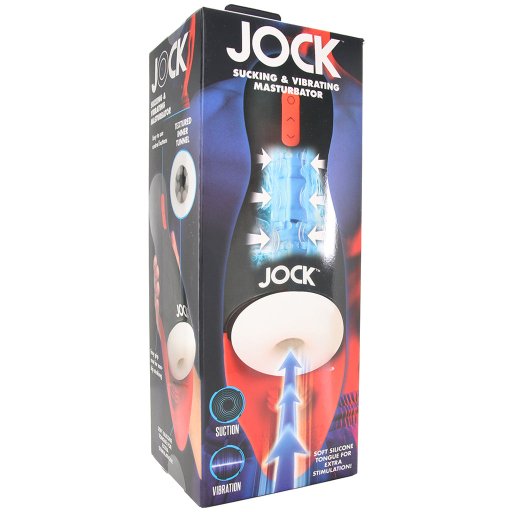 Jock Sucking & Vibrating Masturbator Male Masturbators > Vibrating