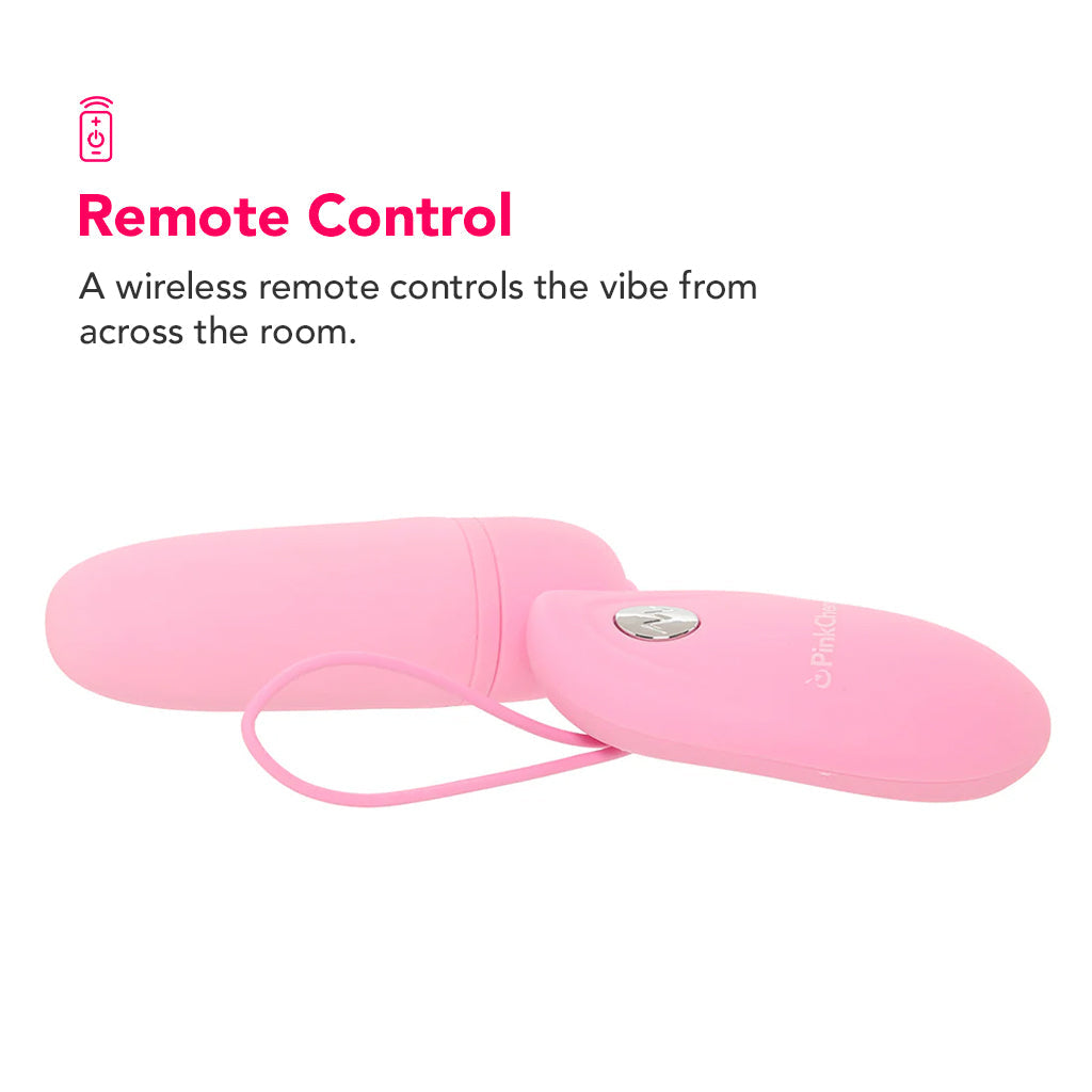 PinkCherry Silicone Remote Bullet Vibe Vibrators > Bullet and Egg Vibrators