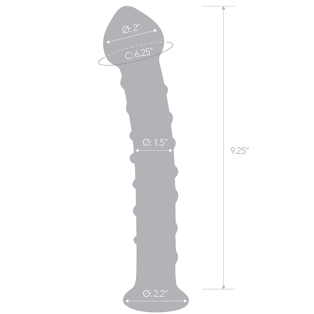 gläs 10 Inch Mr. Swirly Dildo Dildo Sex Toys > G-Spot Dildos