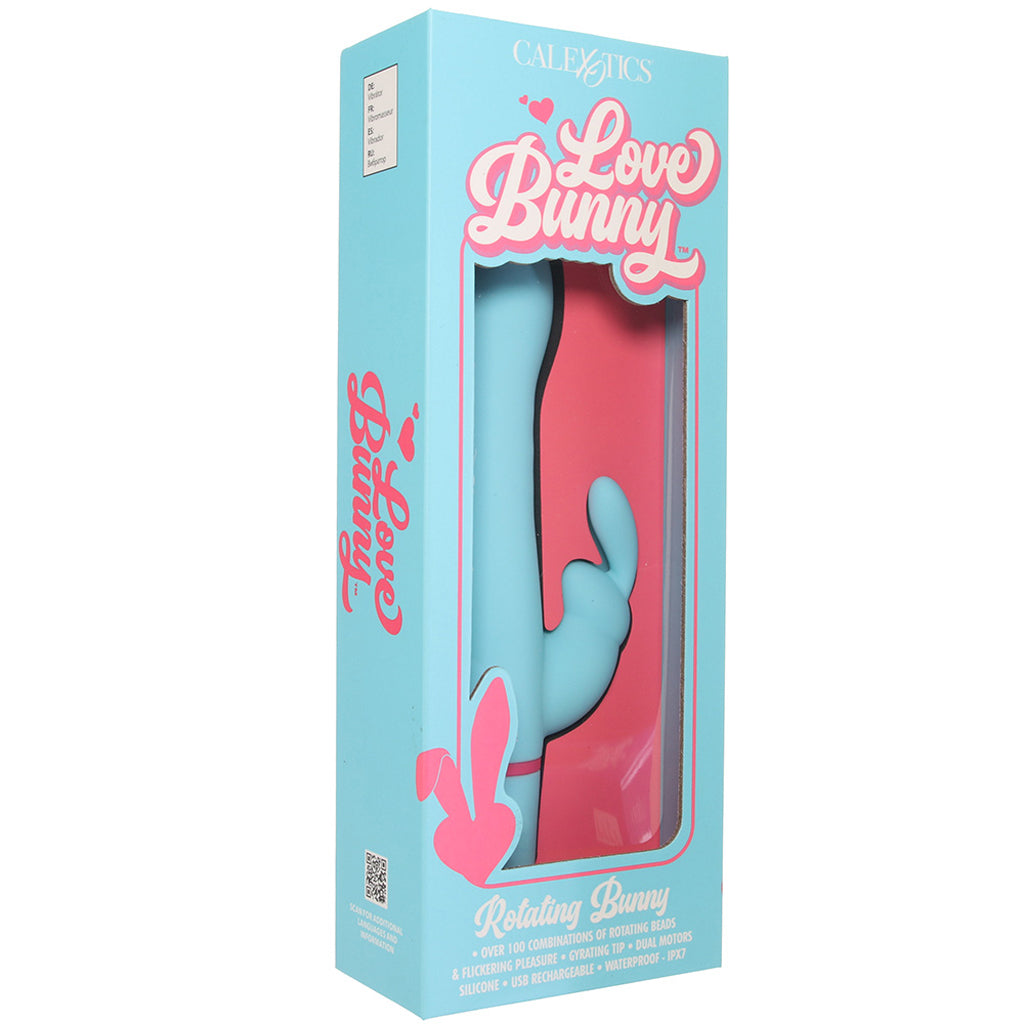 Love Bunny Rotating Bunny Vibe in Blue Vibrators > Rabbit Vibrators
