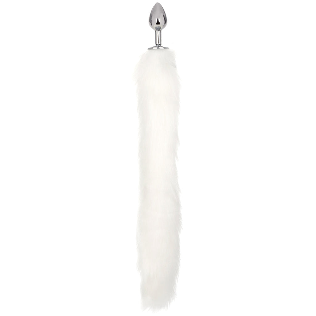Running Wild White Tail Plug Anal Sex Toys > Butt Plugs