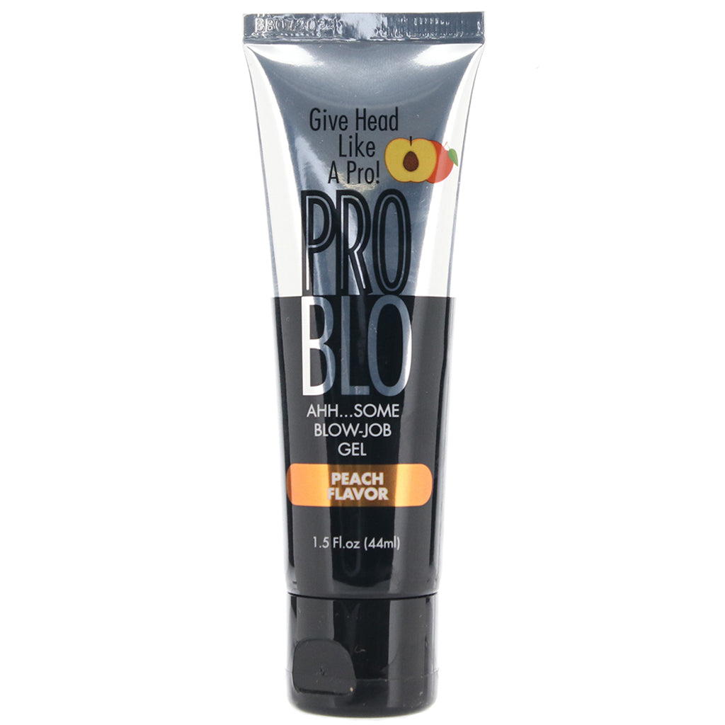 Pro Blo Flavored Oral Gel 1.5oz/44ml in Peach Lubes and Lotions > Sexual Stimulants