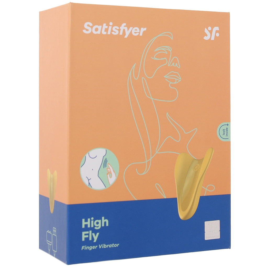 Satisfyer High Fly Finger Vibe in Yellow Vibrators > Clitoral Stimulators