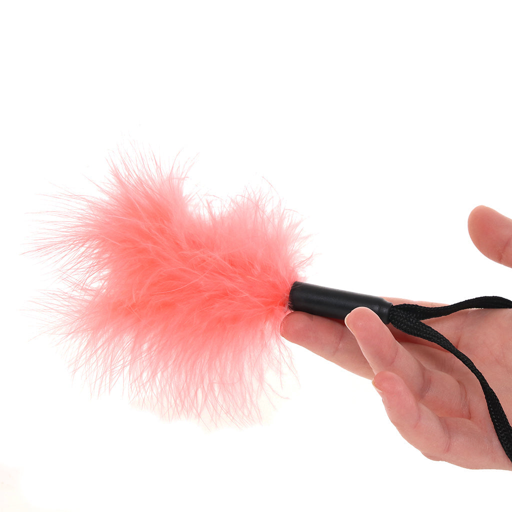S&M Peaches 'n CreaMe Wrist Feather Ticker in Peach Sensual Love > Ticklers & Teasers