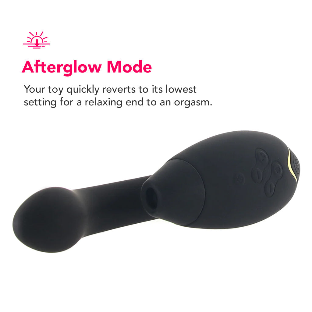 Womanizer Duo 2 Clitoral & G-Spot Stimulator in Black Vibrators > Clitoral Suction & Stimulation