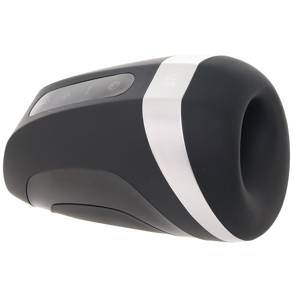 Satisfyer Men Heat & Vibration Stroker Male Masturbators > Vibrating