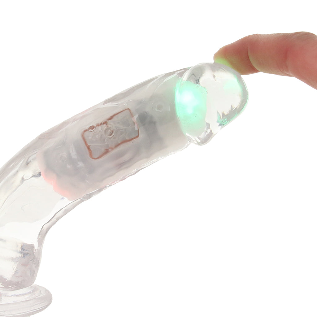 RealRock 6 Inch Light Up Vibrating Ballsy Dildo Vibrators > Realistic Vibrator Dildos
