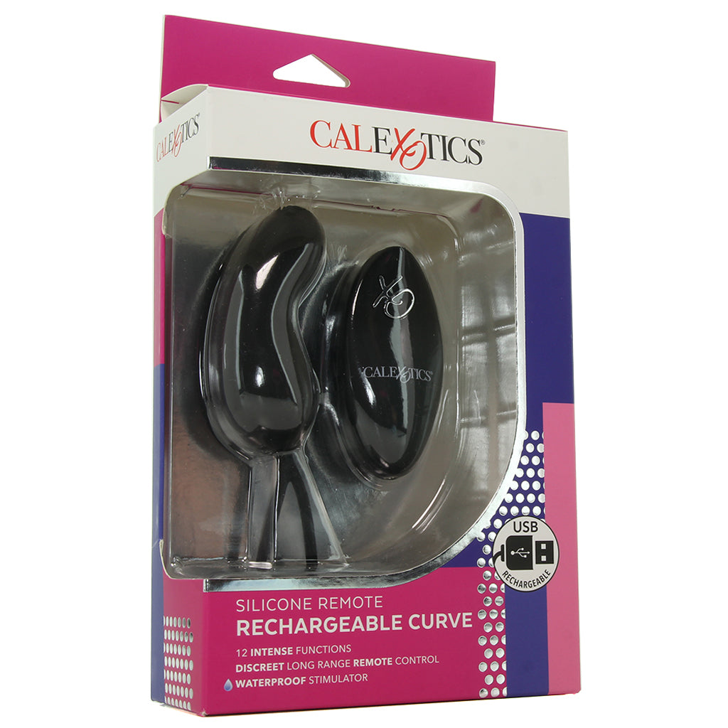 Silicone Remote Rechargeable Curve Vibe Vibrators > Bullet and Egg Vibrators