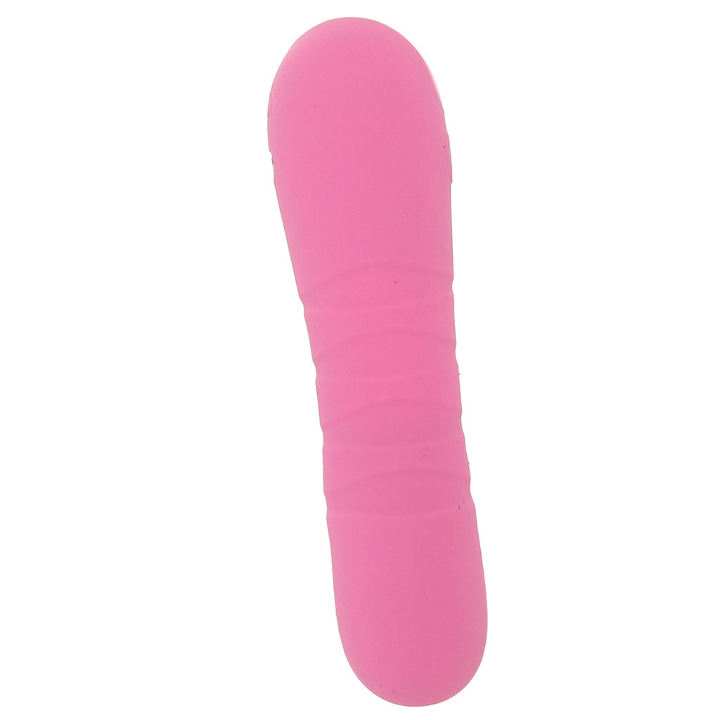 Pretty in Pink Crush Thrusting Vibe Vibrators > Bullet and Egg Vibrators
