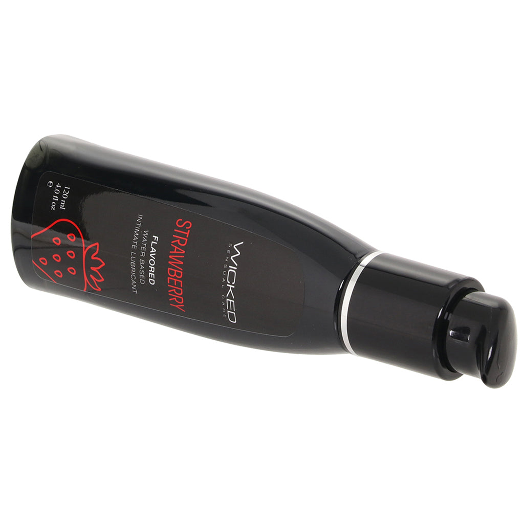 Aqua Flavored Lube 4oz/120ml in Strawberry Lubes and Lotions > Flavored Sex Lubes