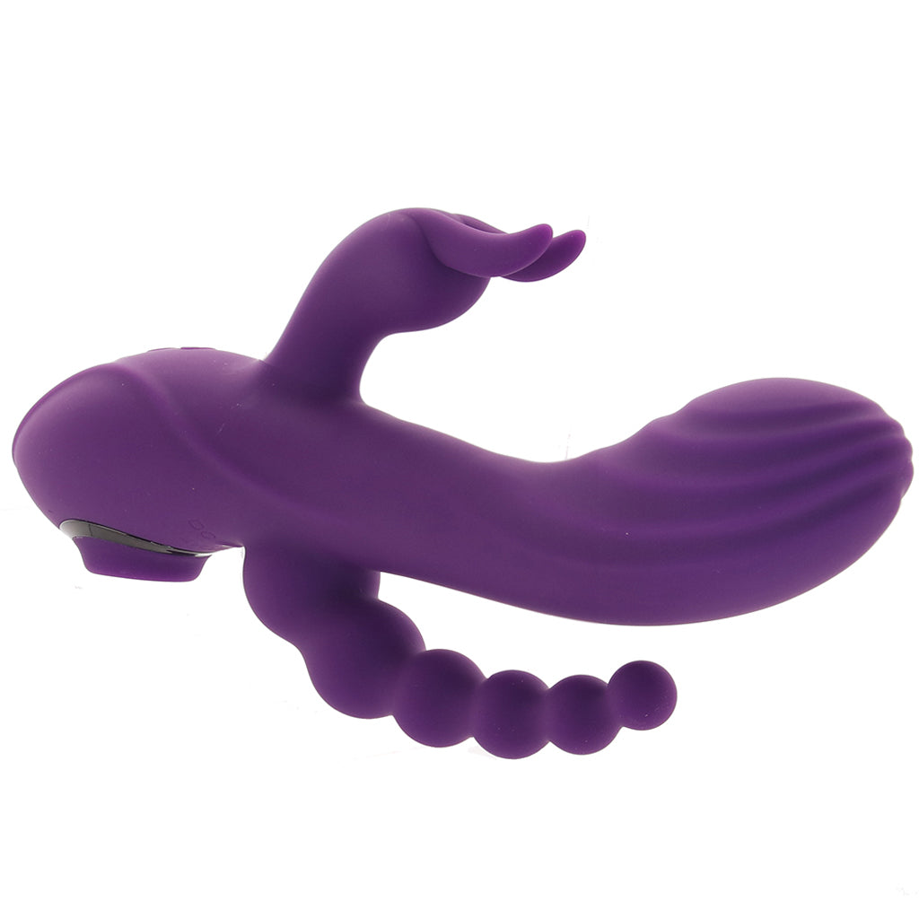 Fourgasm Triple Stimulator Sucking Rabbit Vibe Vibrators > Rabbit Vibrators