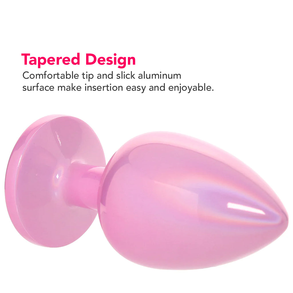 Ouch! Paris Collection Metal Anal Plug Set in Pink Anal Sex Toys > Butt Plugs