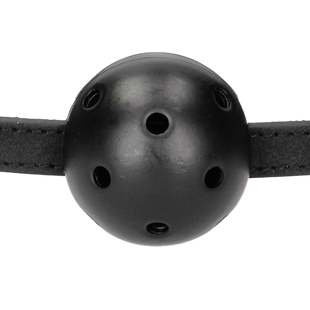 Ouch! Breathable Ball Gag with Diamond Studded Straps Bondage and Fetish > Ball Gags & Mouth Restraints