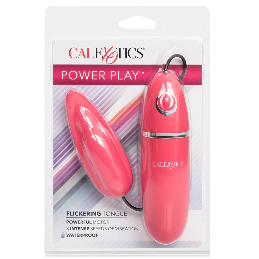 Power Play Flickering Tongue Vibe in Pink Vibrators > Clitoral Stimulators