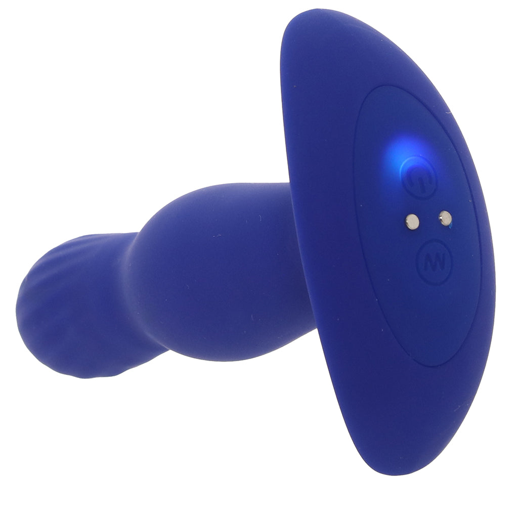 A-Play Expander 5.75 Inch Vibrating Plug in Royal Blue Anal Sex Toys > Anal Vibrators