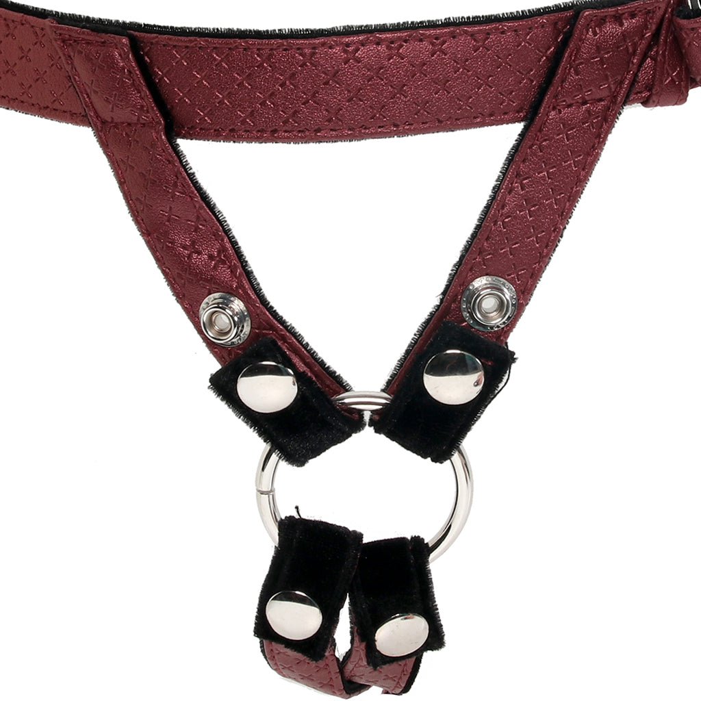 Her Royal Harness The Regal Duchess in Red Dildo Sex Toys > Strap-On and Harnesses