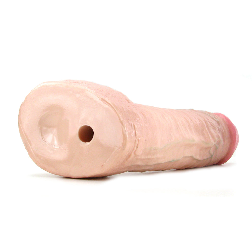 Hung 12.5 Inch Vac-U-Lock Dildo in White Dildo Sex Toys > Large Dildos