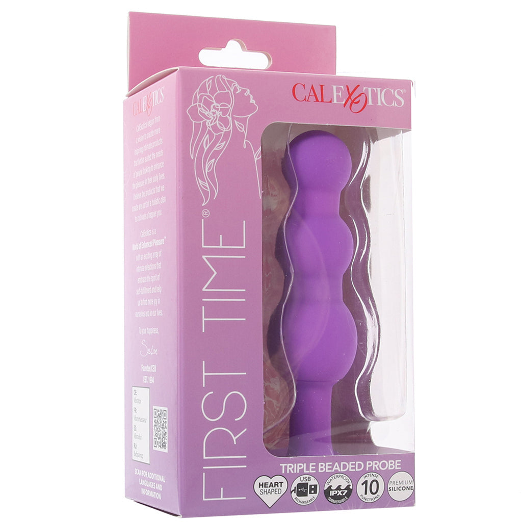 First Time Triple Beaded Probe Anal Sex Toys > Anal Vibrators