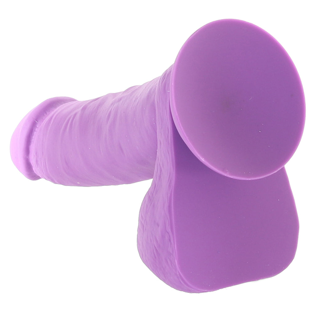 Neo Elite 8 Inch Silicone Dual Density Cock in Purple Dildo Sex Toys > Realistic Dildos