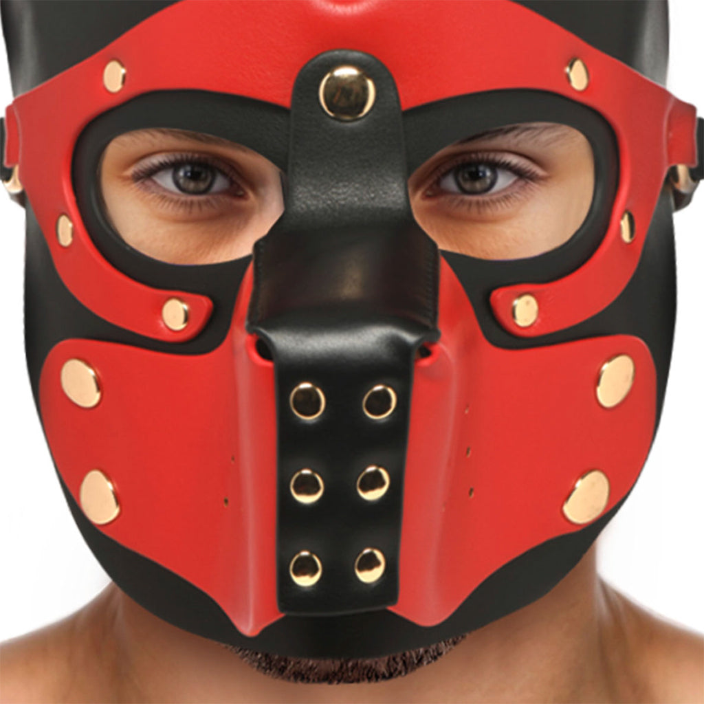 Master Series Hound Hood with Muzzle Bondage and Fetish > Pleasure Masks and Dress Up Play