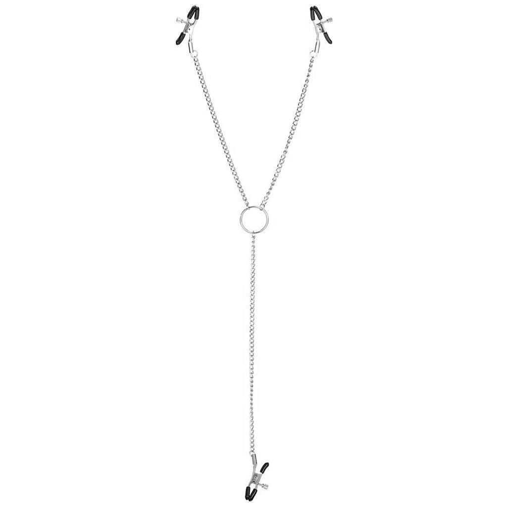 nipple play Triple Intimate Clamps in Silver Bondage and Fetish > Nipple Stimulators & Clamps