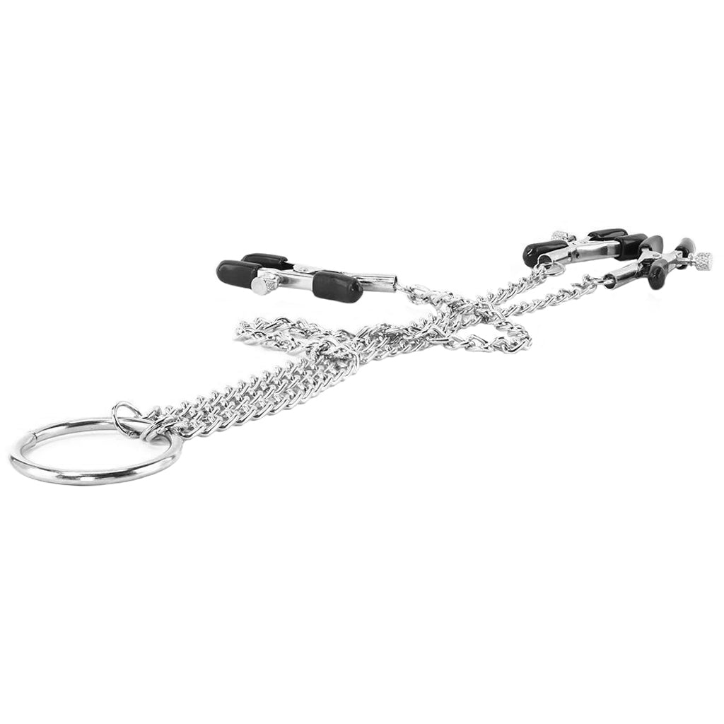 nipple play Triple Intimate Clamps in Silver Bondage and Fetish > Nipple Stimulators & Clamps
