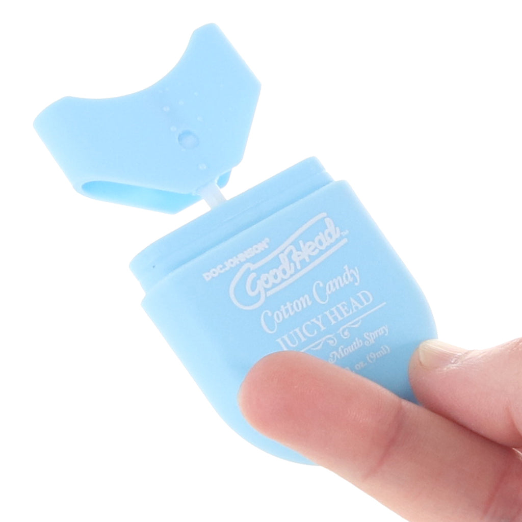 GoodHead Juicy Head Dry Mouth Spray To-Go in Cotton Candy Lubes and Lotions > Flavored Sex Lubes