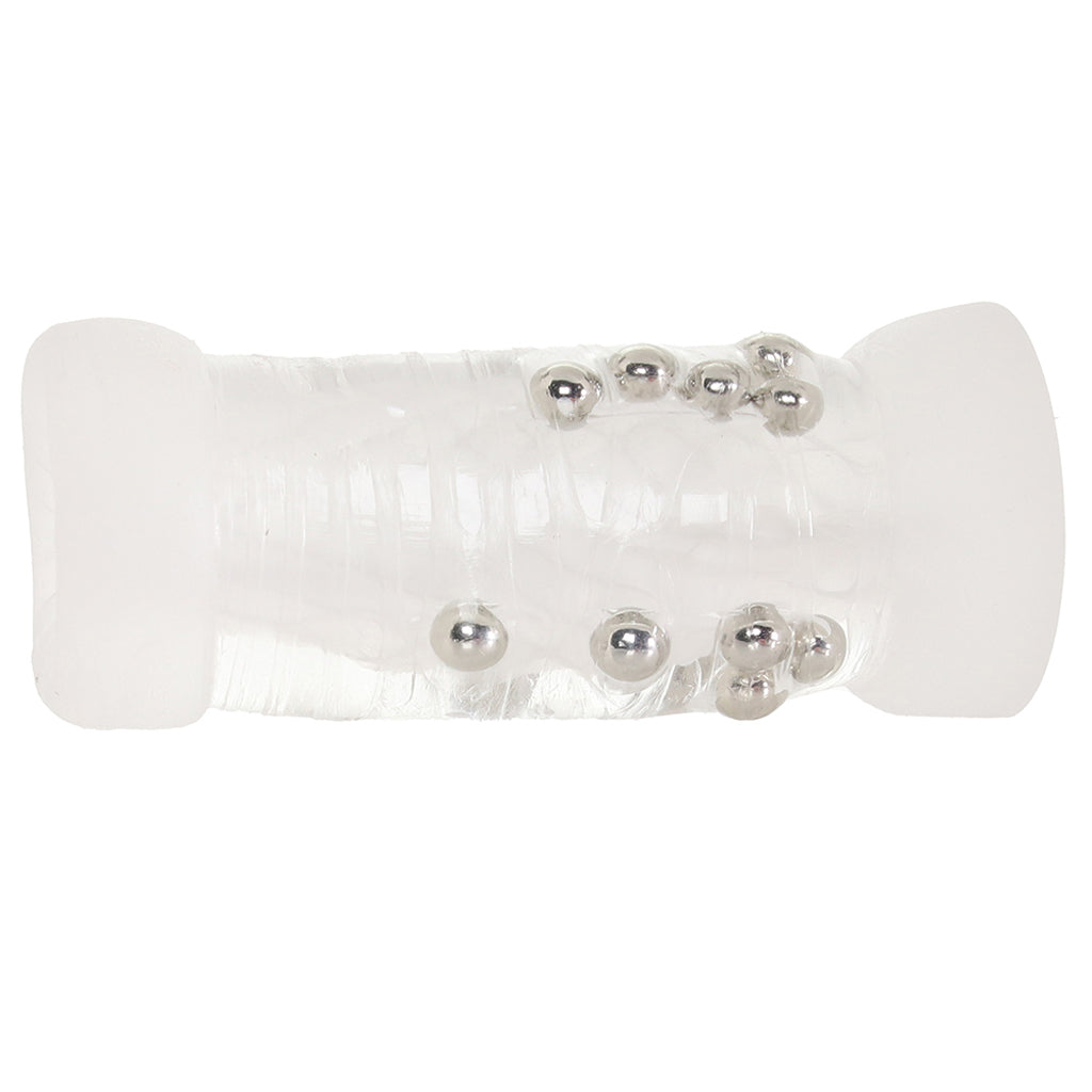 Pop Sock! Beaded Stroker in Clear Male Masturbators > Discreet Masturbators