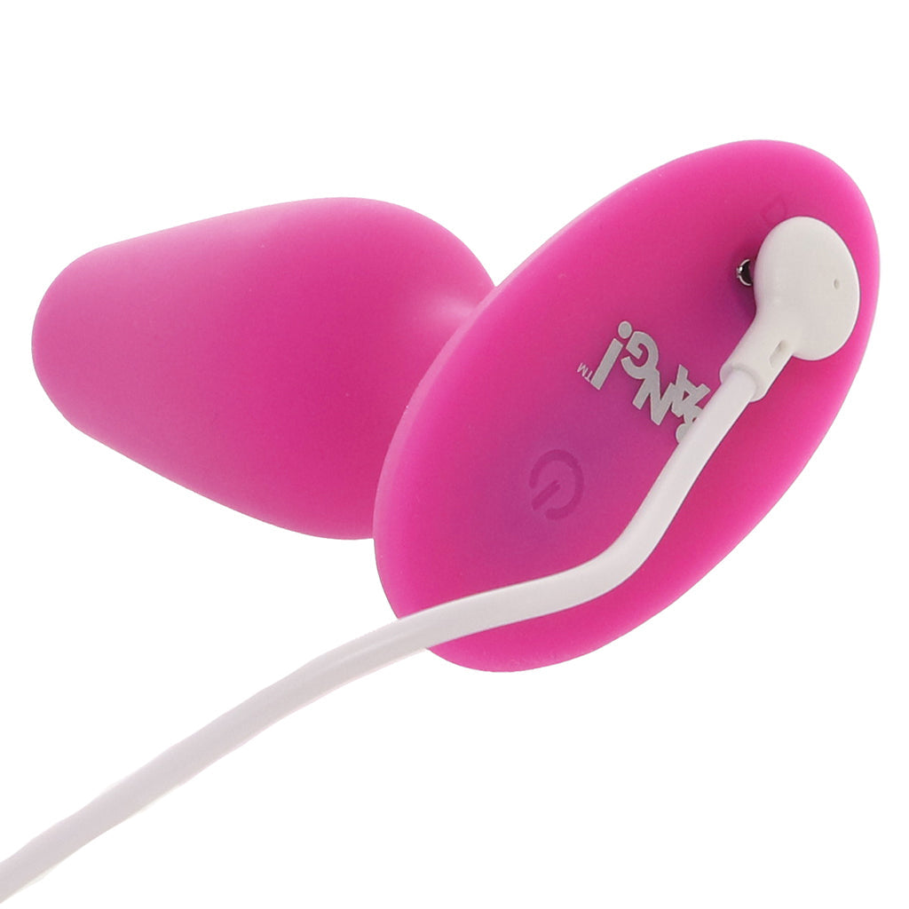 Bang! Vibrating Silicone Butt Plug in Pink Anal Sex Toys > Butt Plugs