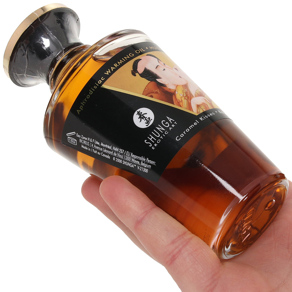 Aphrodisiac Warming Oil 3.5oz/100ml in Caramel Kisses Sensual Love > Massage