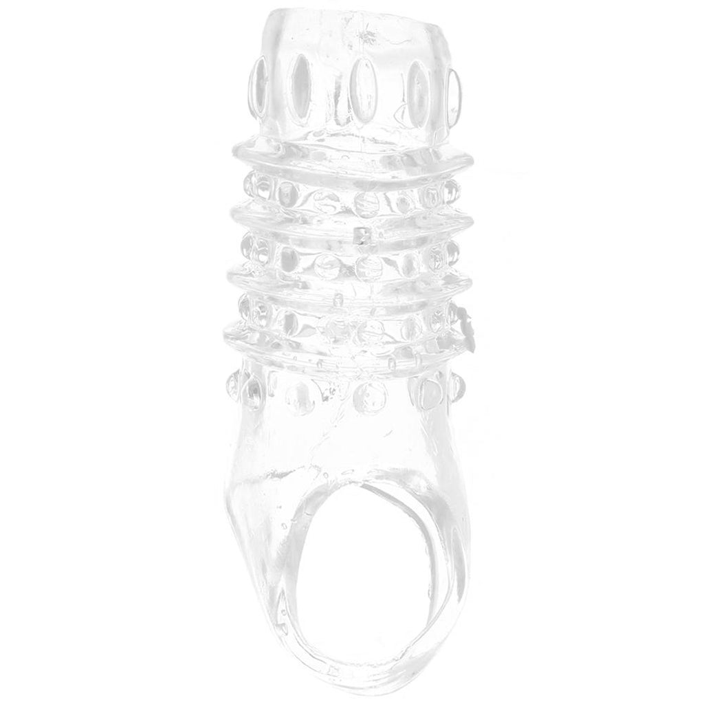 Textured Stimulation Enhancer Penis Sheath in Clear Male Enhancement > Extenders and Sleeves