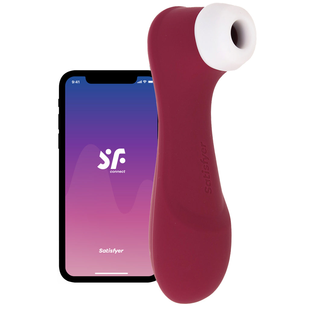 Satisfyer Pro 2 Gen 3 Double Air Pulse App Vibe in Wine Vibrators > Clitoral Stimulators