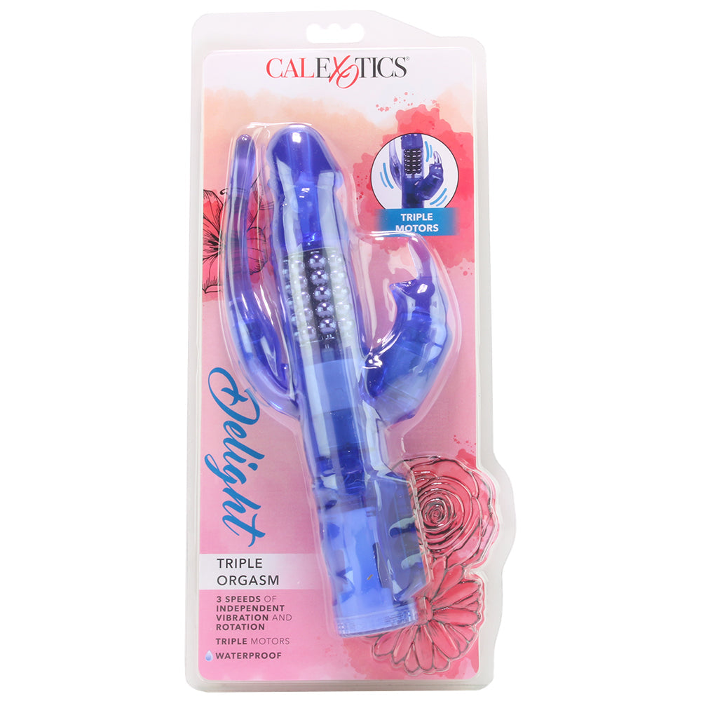 Delight Triple Orgasm Rabbit Vibe in Purple Vibrators > Rabbit Vibrators