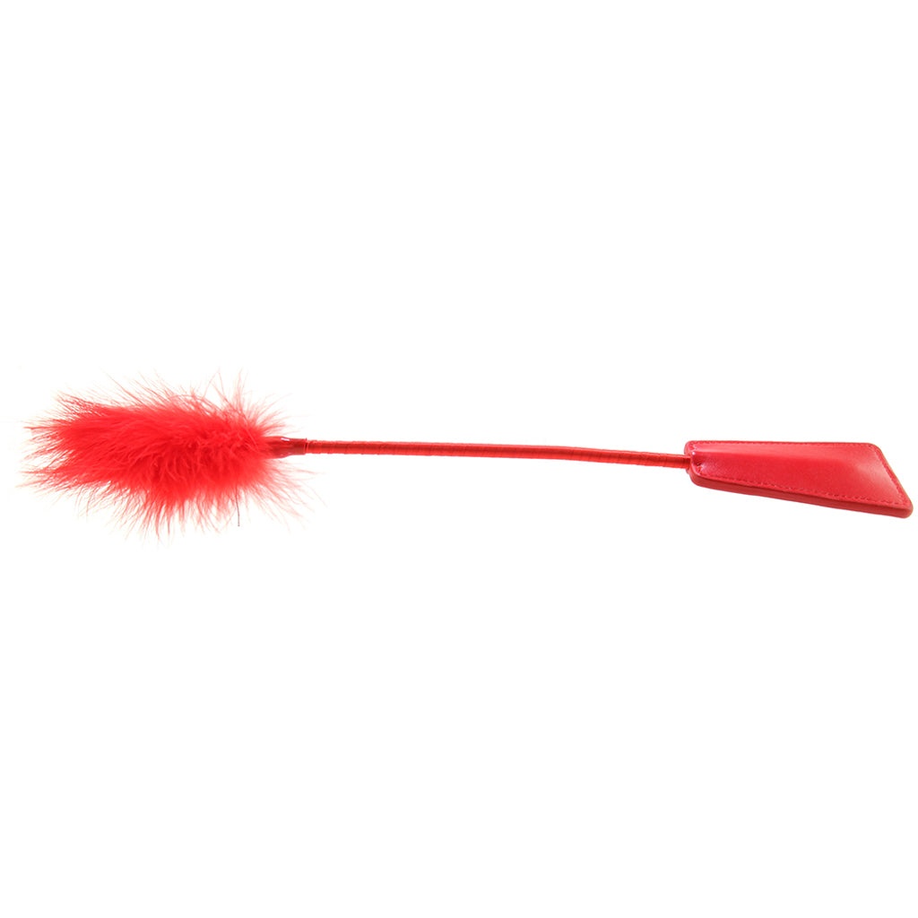 Ouch! Feather Crop in Red Bondage and Fetish > Tools & Accessories