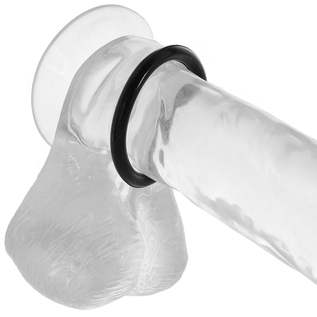 Silicone Support Rings in Black Cock Rings