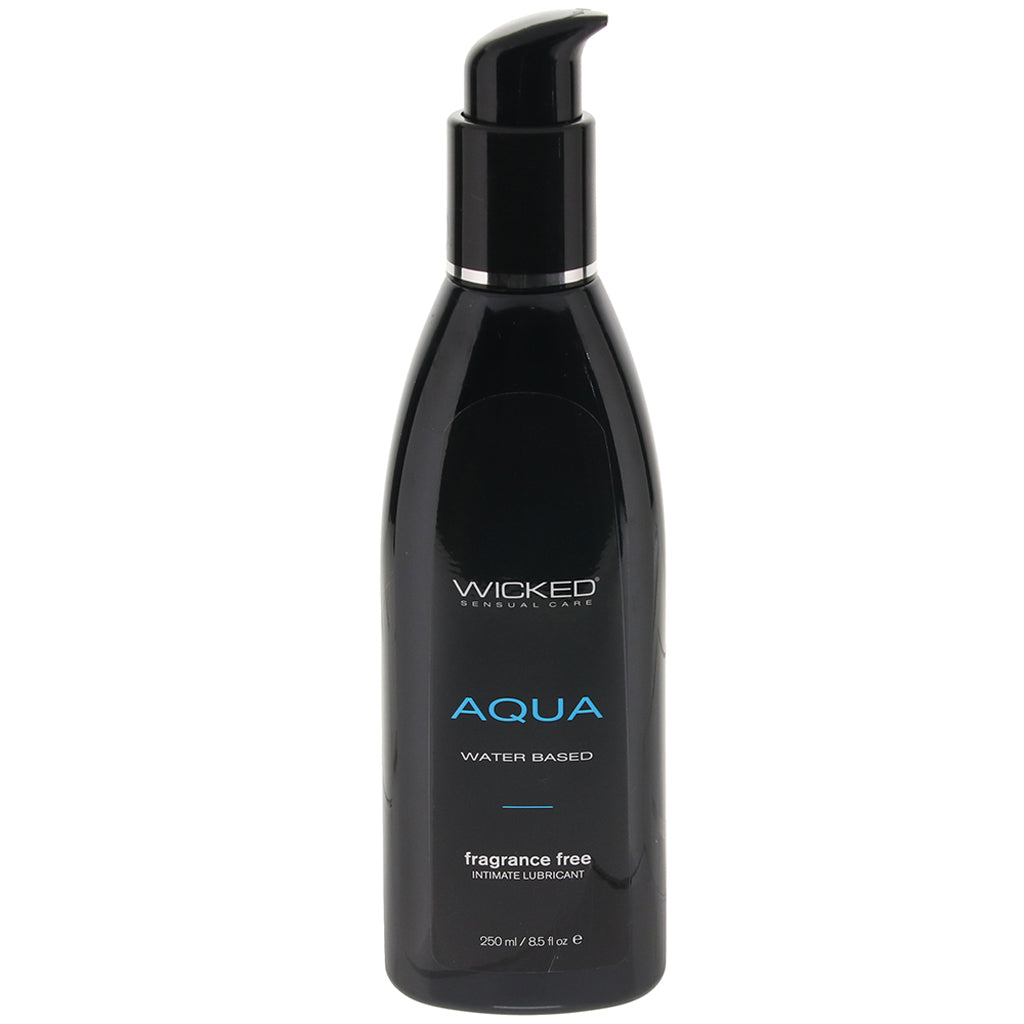 Aqua Fragrance Free Water Based Lube in 8.5oz/250ml Lubes and Lotions > Water Based Sex Lubes