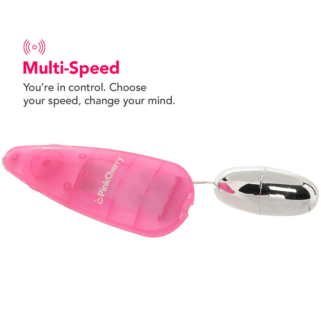 PinkCherry Slim Teardrop Bullet Vibrator in Pink Vibrators > Bullet and Egg Vibrators
