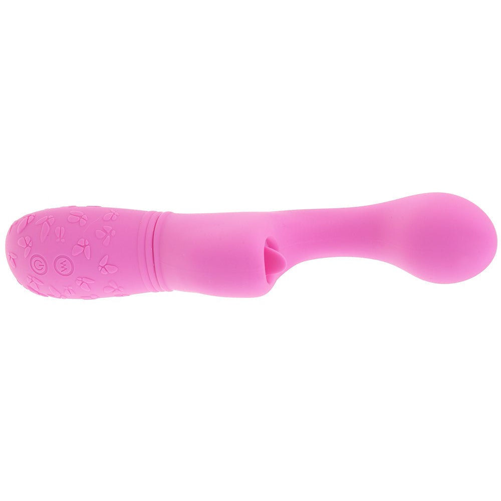 Rechargeable Butterfly Kiss Flicker Vibrator in Pink Vibrators > G-Spot Vibrators
