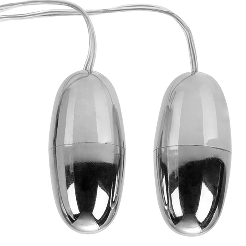 Pocket Exotics Double Silver Bullets Vibe Vibrators > Bullet and Egg Vibrators
